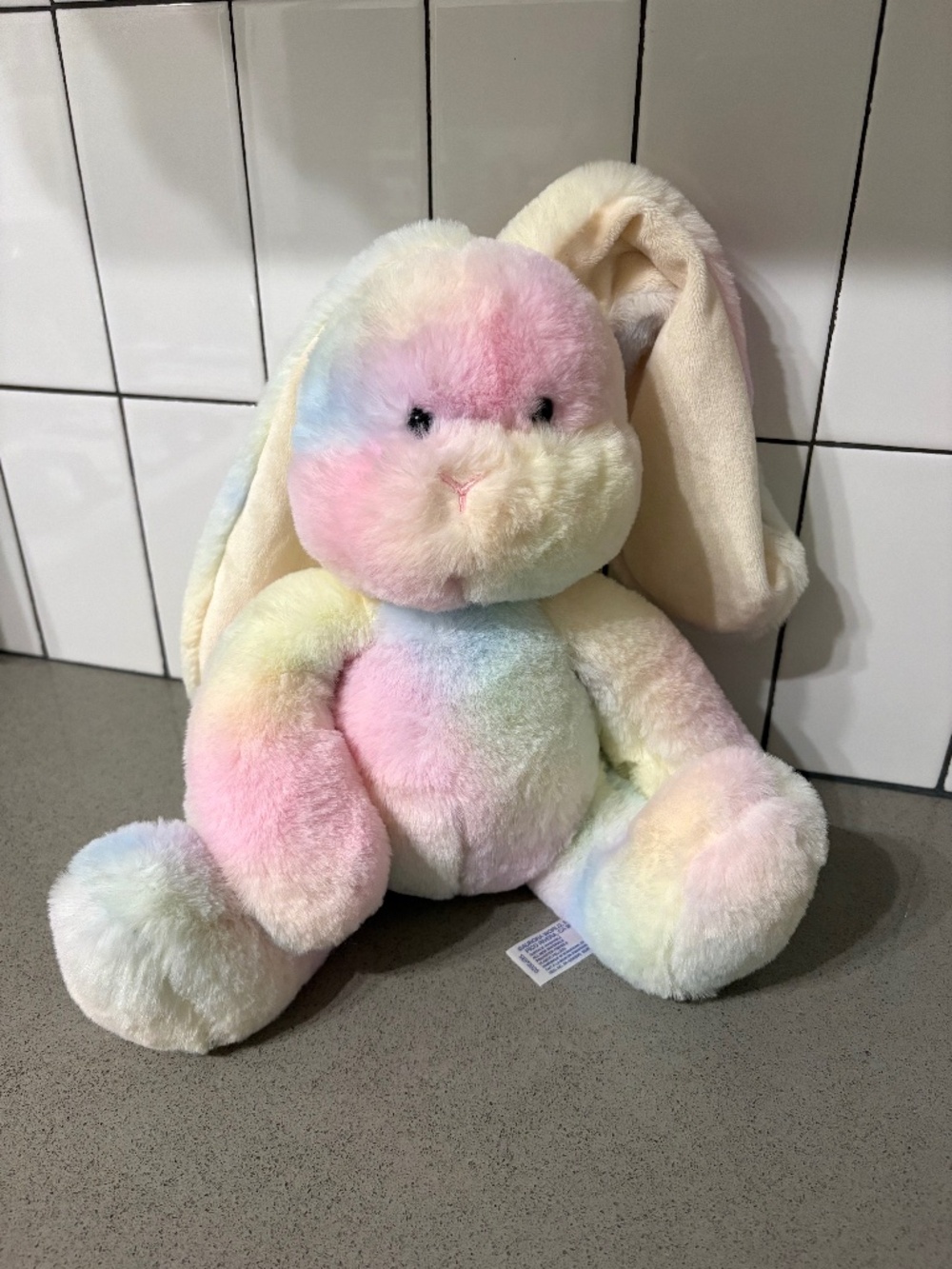 Super soft and adorable Aurora rainbow bunny
